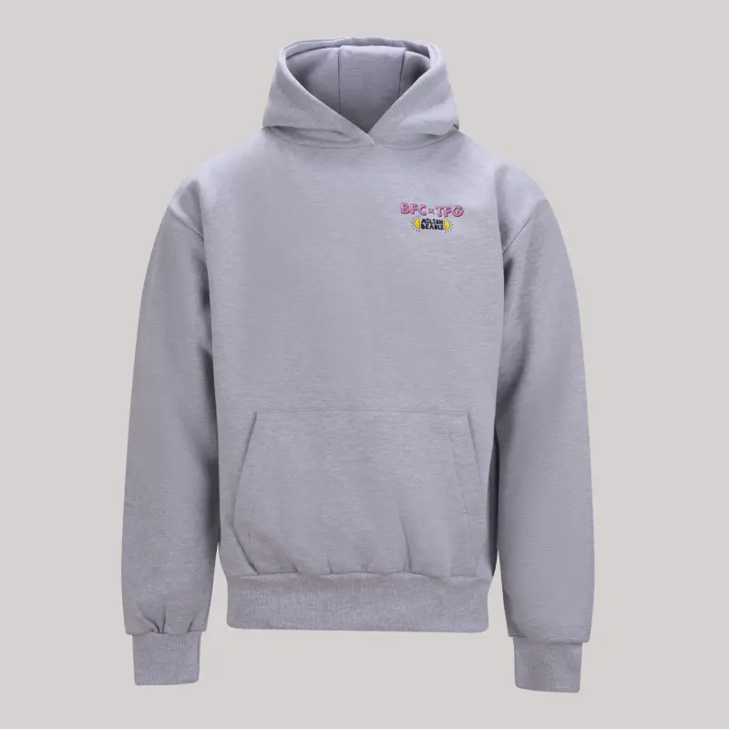 BFC x TFG Grey Hoodie-2400566 Kits Collection - Premium Brentford Kits for Supporters