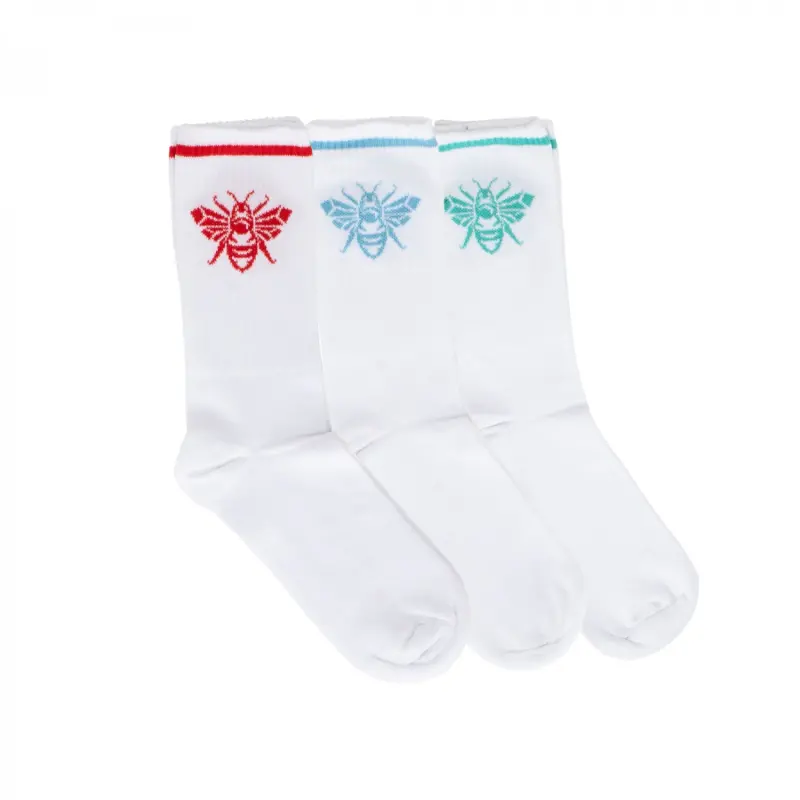 Brentford 3pk White Sport Socks Kits Collection - Premium Brentford Kits for Supporters