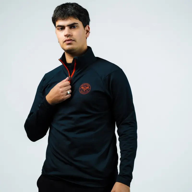 Brentford Active Quarter Zip Top-2400235 Kits Collection - Premium Brentford Kits for Supporters