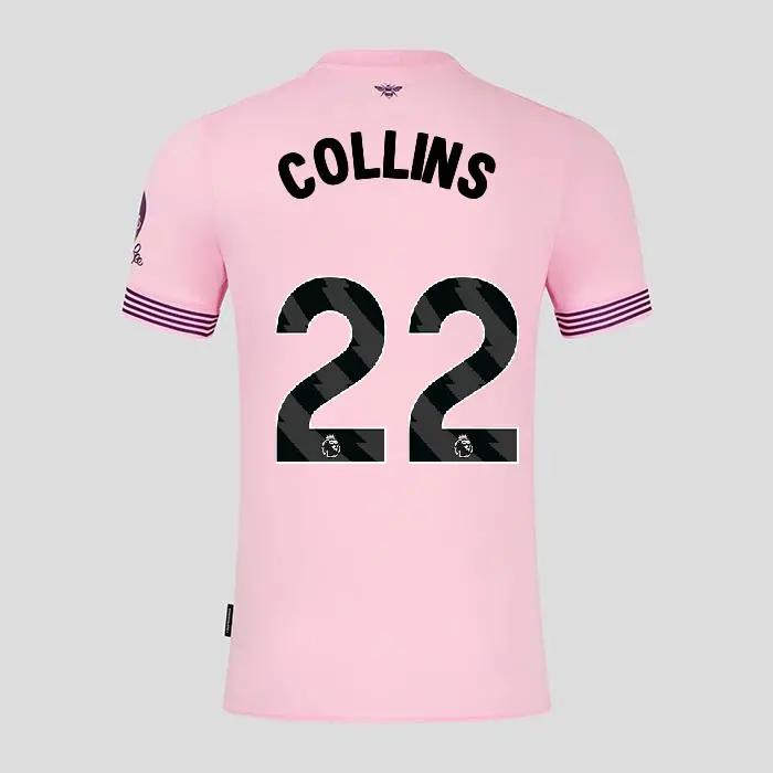 Brentford Adult Away Shirt 24/25 COLLINS 22-2425/4228-2400324-NATHAN COLLINS 22 Kits Collection - Premium Brentford Kits for Supporters Brentford Adult Away Shirt 24/25 COLLINS 22-2425/4228-2400324-NATHAN COLLINS 22 Kits Collection - Premium Brentford Kits for Supporters