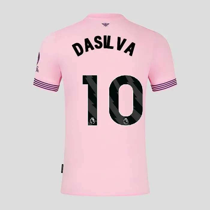 Brentford Adult Away Shirt 24/25 DASILVA 10-2425/4204-2400324-JOSH DASILVA 10 Kits Collection - Premium Brentford Kits for Supporters Brentford Adult Away Shirt 24/25 DASILVA 10-2425/4204-2400324-JOSH DASILVA 10 Kits Collection - Premium Brentford Kits for Supporters