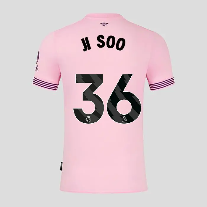 Brentford Adult Away Shirt 24/25 JI SOO 36-4252-2400324-JI SOO 36 Kits Collection - Premium Brentford Kits for Supporters Brentford Adult Away Shirt 24/25 JI SOO 36-4252-2400324-JI SOO 36 Kits Collection - Premium Brentford Kits for Supporters