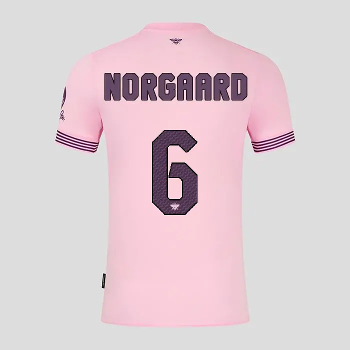 Brentford Adult Away Shirt 24/25 NORGAARD 6-2425/4191-2400324-CHRISTIAN NORGAARD 6 Kits Collection - Premium Brentford Kits for Supporters Brentford Adult Away Shirt 24/25 NORGAARD 6-2425/4191-2400324-CHRISTIAN NORGAARD 6 Kits Collection - Premium Brentford Kits for Supporters