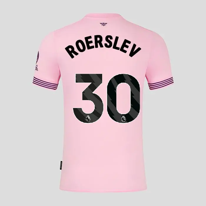 Brentford Adult Away Shirt 24/25 ROERSLEV 30-4243-2400324-MADS ROERSLEV 30 Kits Collection - Premium Brentford Kits for Supporters