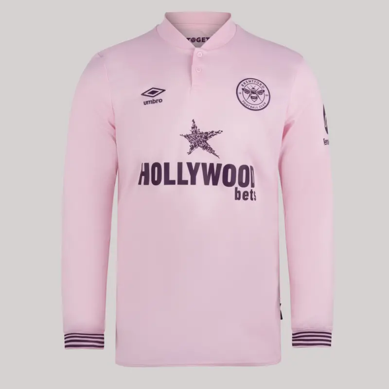 Brentford Adult Away Shirt L/S 24/25-2400336 Kits Collection - Premium Brentford Kits for Supporters