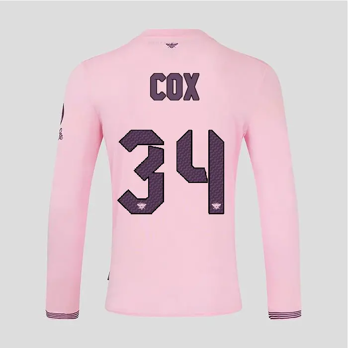 Brentford Adult Away Shirt L/S 24/25 COX 34-2400336-34 Kits Collection - Premium Brentford Kits for Supporters