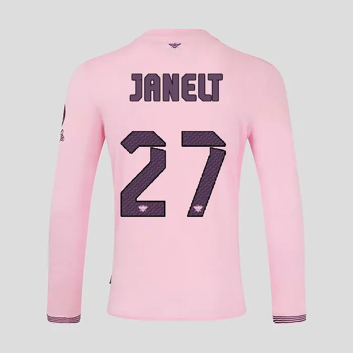 Brentford Adult  Away Shirt L/S 24/25 JANELT 27-4389-2400336-VITALY JANELT 27 Kits Collection - Premium Brentford Kits for Supporters