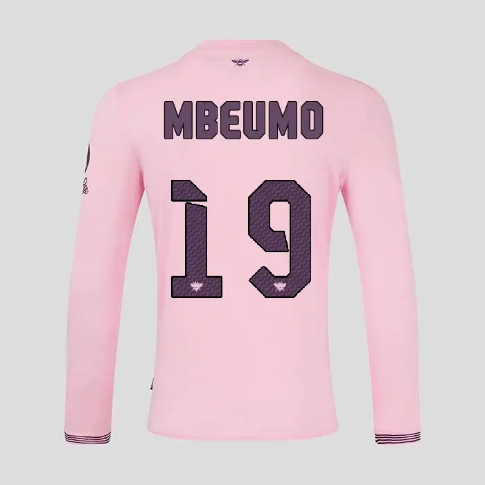 Brentford Adult Away Shirt L/S 24/25 MBEUMO 19-2425/4371-2400336-BRYAN MBEUMO 19 Kits Collection - Premium Brentford Kits for Supporters Brentford Adult Away Shirt L/S 24/25 MBEUMO 19-2425/4371-2400336-BRYAN MBEUMO 19 Kits Collection - Premium Brentford Kits for Supporters