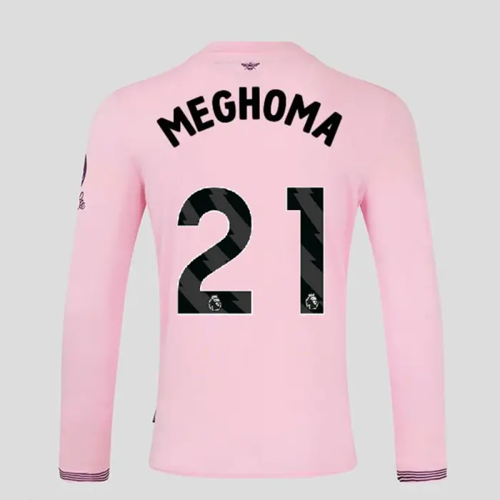 Brentford Adult Away Shirt L/S 24/25 MEGHOMA 21-2425/437-42400336-JAYDEN MEGHOMA 21 Kits Collection - Premium Brentford Kits for Supporters Brentford Adult Away Shirt L/S 24/25 MEGHOMA 21-2425/437-42400336-JAYDEN MEGHOMA 21 Kits Collection - Premium Brentford Kits for Supporters