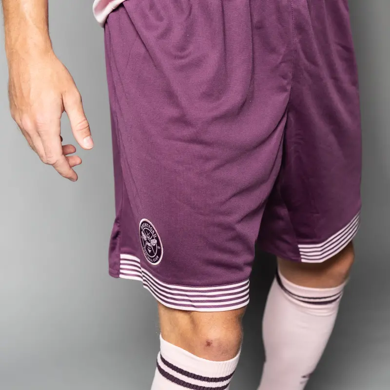 Brentford Adult Away Shorts 24/25 With Custom Printing-2400325-Custom Kits Collection - Premium Brentford Kits for Supporters