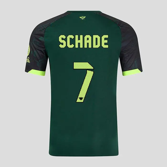 Brentford Adult Third Shirt 24/25 SCHADE 7-2425/4569-2400337-KEVIN SCHADE 7 Kits Collection - Premium Brentford Kits for Supporters