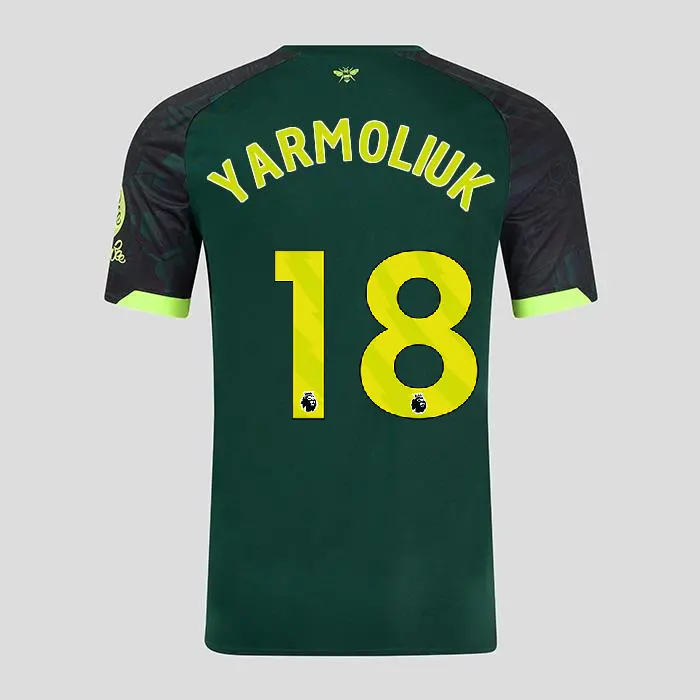 Brentford Adult Third Shirt 24/25 YARMOLIUK 18-2400337-18 Kits Collection - Premium Brentford Kits for Supporters