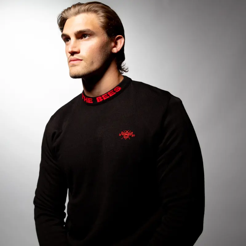 Brentford Bees Neck Text Jumper-2400406 Kits Collection - Premium Brentford Kits for Supporters