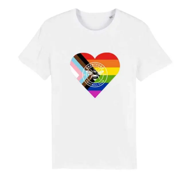 Brentford Heart Pride Tee-2300503 Kits Collection - Premium Brentford Kits for Supporters