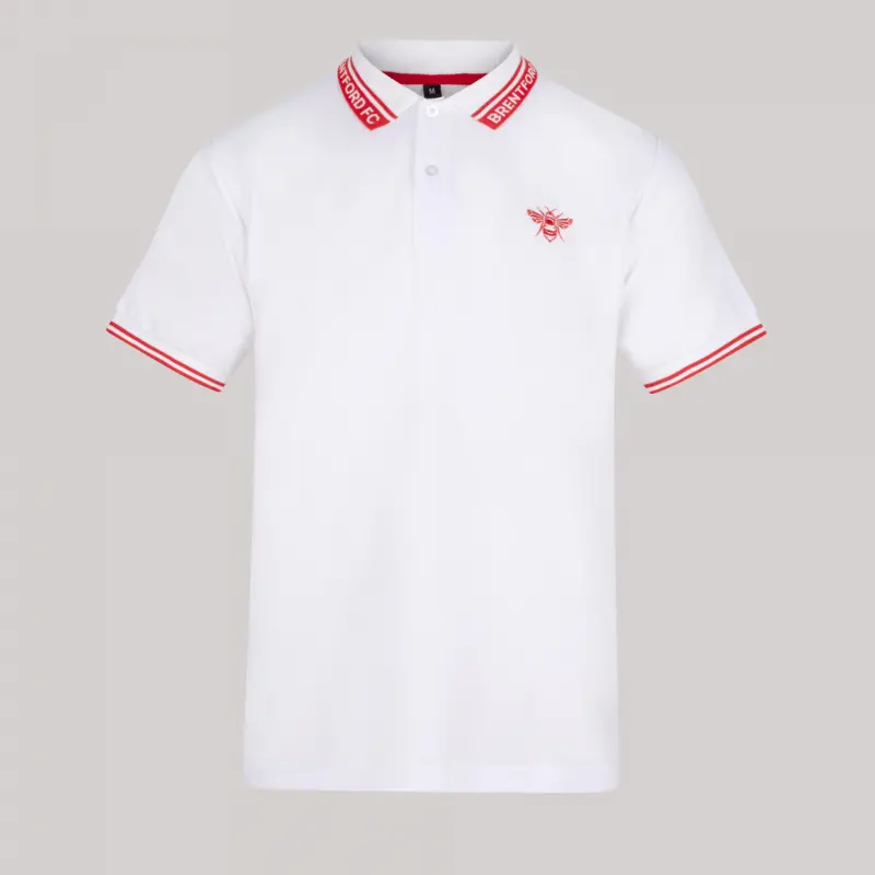 Brentford Jacquard Bee Polo-2400642 Kits Collection - Premium Brentford Kits for Supporters