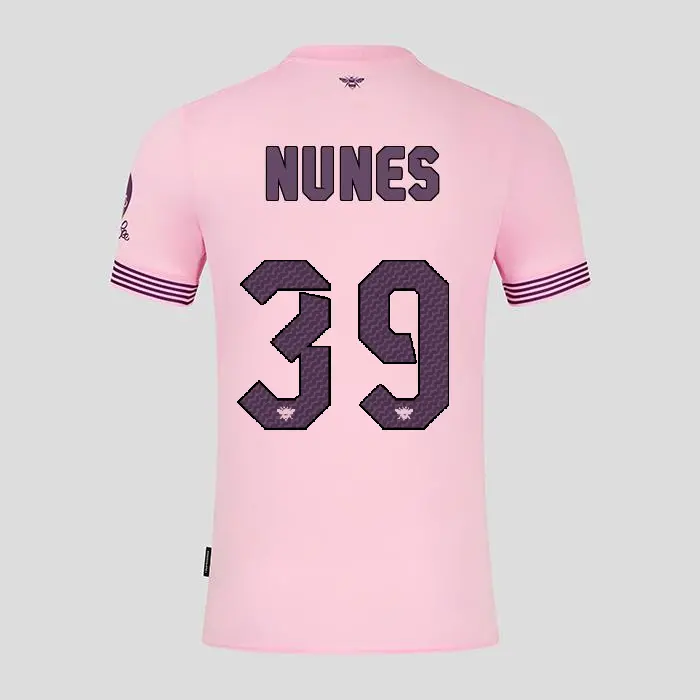 Brentford Junior Away Shirt 24/25 NUNES 39-4731-2400332-Gustavo NUNES 39 Kits Collection - Premium Brentford Kits for Supporters