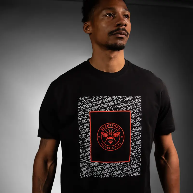 Brentford Multi Text Wiggins Tee-2500012 Kits Collection - Premium Brentford Kits for Supporters