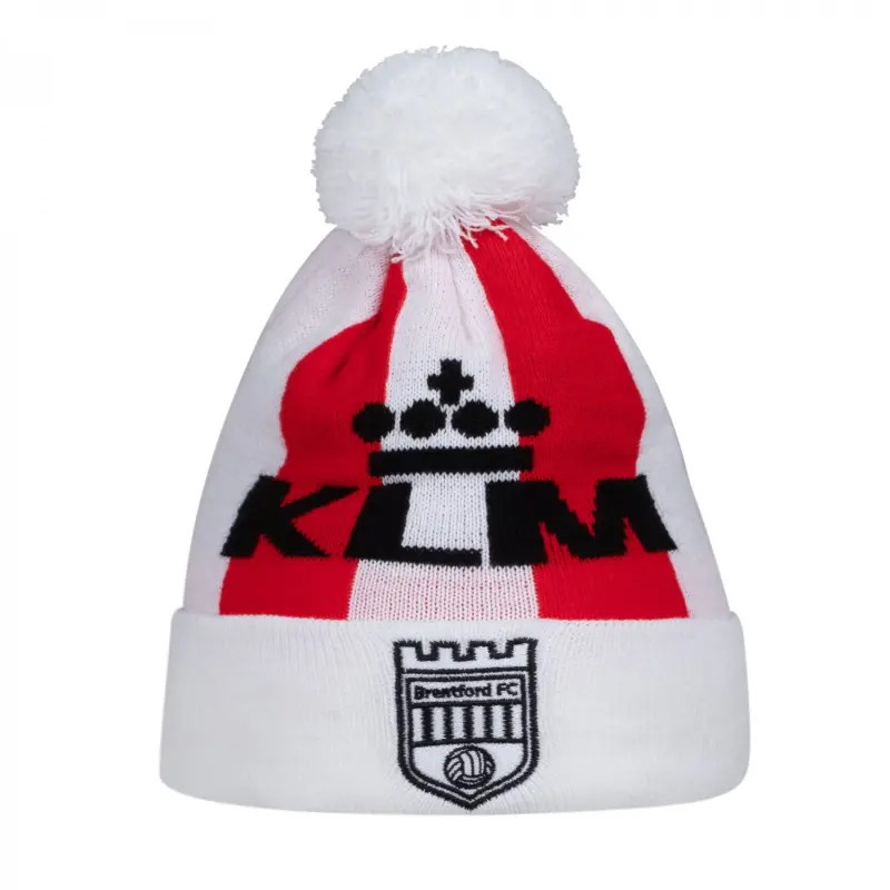 Brentford Retro Kit Knit Bobble Hat Kits Collection - Premium Brentford Kits for Supporters