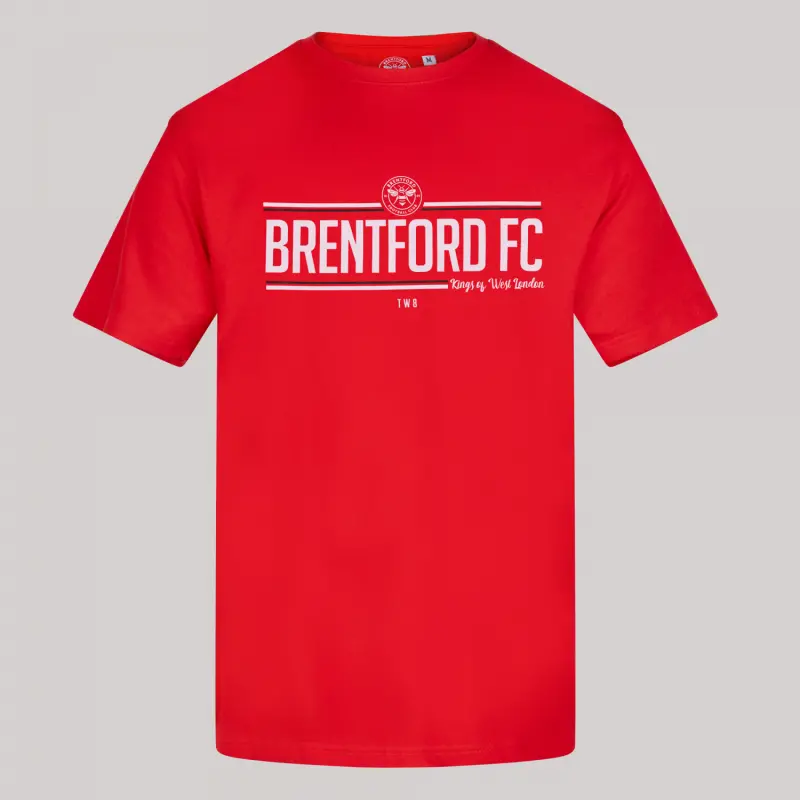 Brentford TW8 Clifden Tee-2500199 Kits Collection - Premium Brentford Kits for Supporters