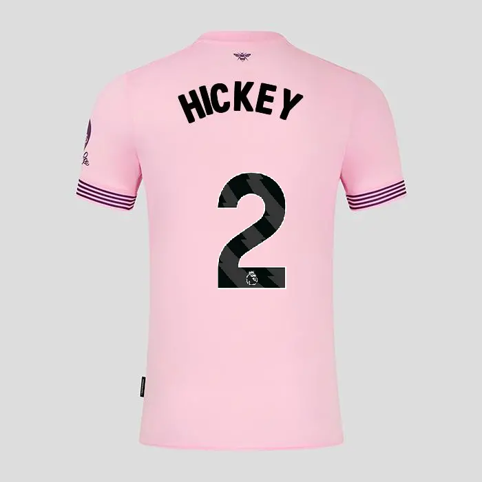 Brentford Womens Away Shirt 24/25 HICKEY 2-2425/4258-2400335-AARON HICKEY 2 Kits Collection - Premium Brentford Kits for Supporters