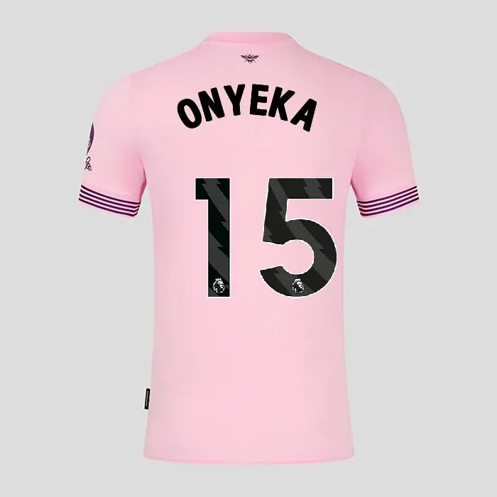 Brentford Womens Away Shirt 24/25 ONYEKA 15-2425/4288-2400335-FRANK ONYEKA 15 Kits Collection - Premium Brentford Kits for Supporters