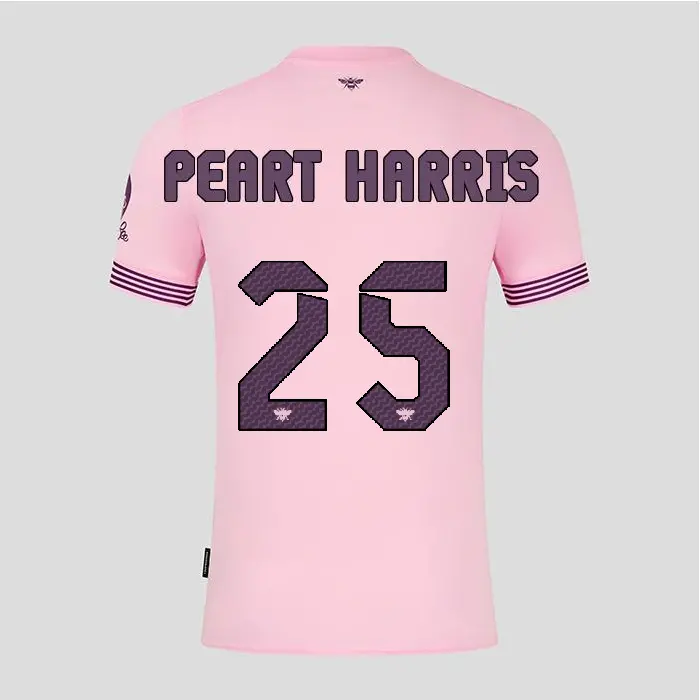 Brentford Womens Away Shirt 24/25 PEART HARRIS 25-2400335-25 Kits Collection - Premium Brentford Kits for Supporters