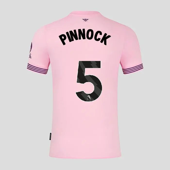 Brentford Womens Away Shirt 24/25 PINNOCK 5-2425/4264-2400335-ETHAN PINNOCK 5 Kits Collection - Premium Brentford Kits for Supporters