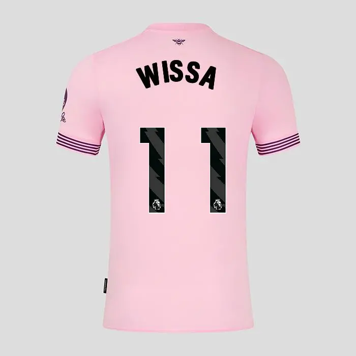 Brentford Womens Away Shirt 24/25 WISSA 11-2425/4282-2400335-YOANNE WISSA 11 Kits Collection - Premium Brentford Kits for Supporters