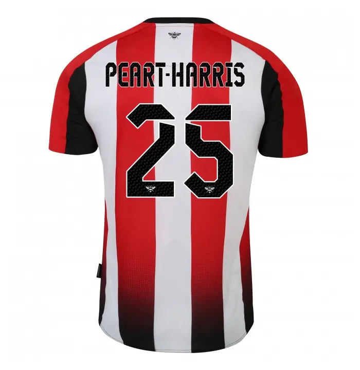 Brentford Womens Limited Edition Match Shirt PEART HARRIS 25-2300704-25 Kits Collection - Premium Brentford Kits for Supporters