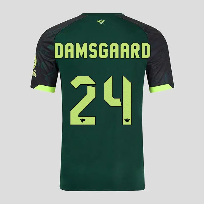 Brentford Womens Third Shirt 24/25 DAMSGAARD 24-2425/4533-2400338-MIKKEL DAMSGAARD 24 Kits Collection - Premium Brentford Kits for Supporters