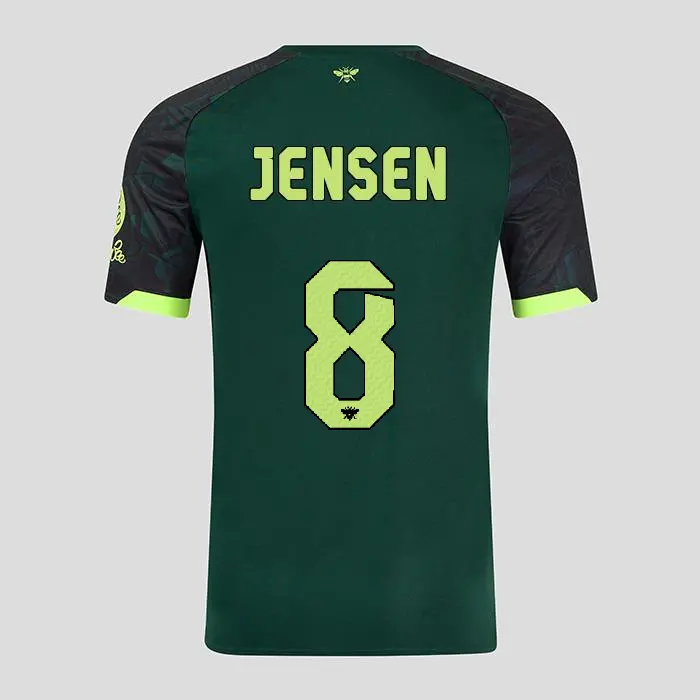 Brentford Womens Third Shirt 24/25 JENSEN 8-2425/4497-2400338-MATHIAS JENSEN 8 Kits Collection - Premium Brentford Kits for Supporters