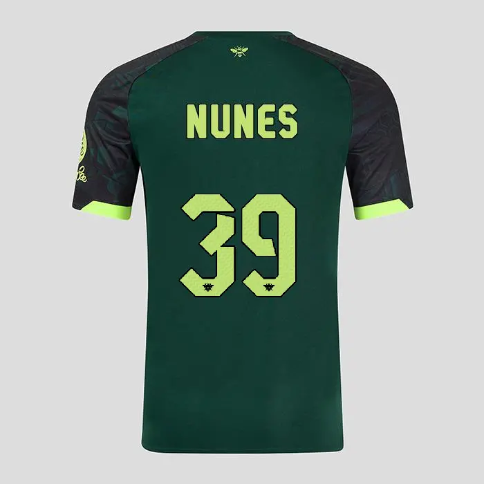 Brentford Womens Third Shirt 24/25 NUNES 39-4734-2400338-Gustavo NUNES 39 Kits Collection - Premium Brentford Kits for Supporters