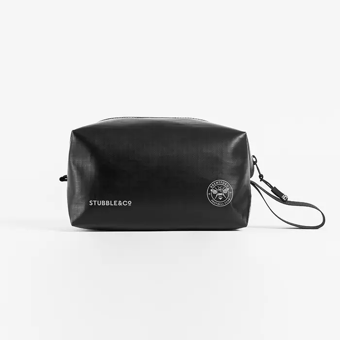 Brentford X Stubble & Co Wash Bag Kits Collection - Premium Brentford Kits for Supporters