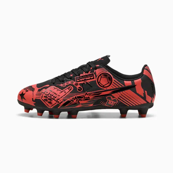 Christian Pulisic x Puma Ultra Legacy FG/AG Big Kid ‘Allover Print – Black Red’-108775-04 Kits Collection - Premium Brentford Kits for Supporters