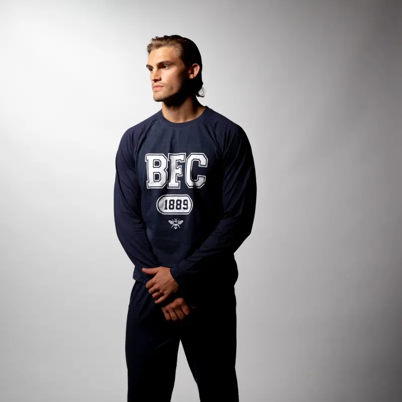 Mens BFC Pyjama Set-2300090 Kits Collection - Premium Brentford Kits for Supporters