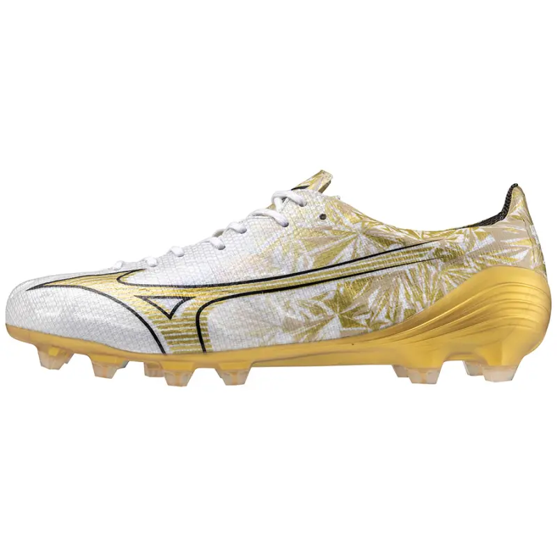 Mizuno MIZUNO ALPHA JAPAN FG White/GE Gold/Black-P1GA246050 Kits Collection - Premium Brentford Kits for Supporters