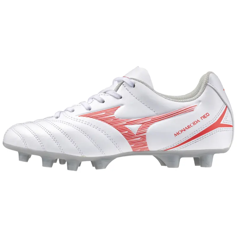 Mizuno MONARCIDA NEO III SELECT Jr White/Radiant Red-P1GB242560 Kits Collection - Premium Brentford Kits for Supporters