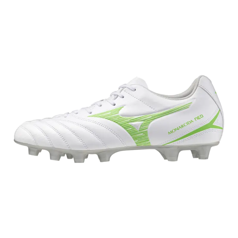 Mizuno MONARCIDA NEO III SELECT White/Neon Green-P1GA252537 Kits Collection - Premium Brentford Kits for Supporters