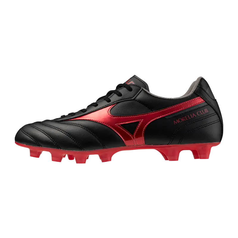 Mizuno MORELIA II CLUB Black/MORELIA 40th Red/Black Sand-P1GA250800 Kits Collection - Premium Brentford Kits for Supporters