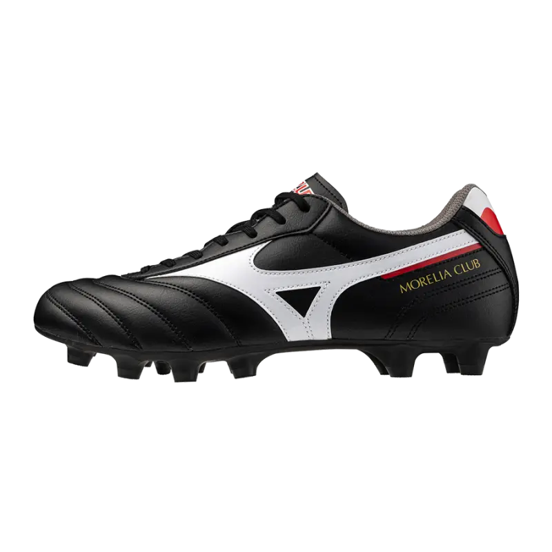 Mizuno MORELIA II CLUB Black/White/Chinese Red-P1GA250801 Kits Collection - Premium Brentford Kits for Supporters