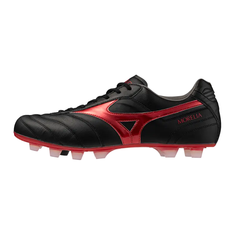 Mizuno MORELIA II ELITE Black/MORELIA 40th Red/Black Sand-P1GA250400 Kits Collection - Premium Brentford Kits for Supporters