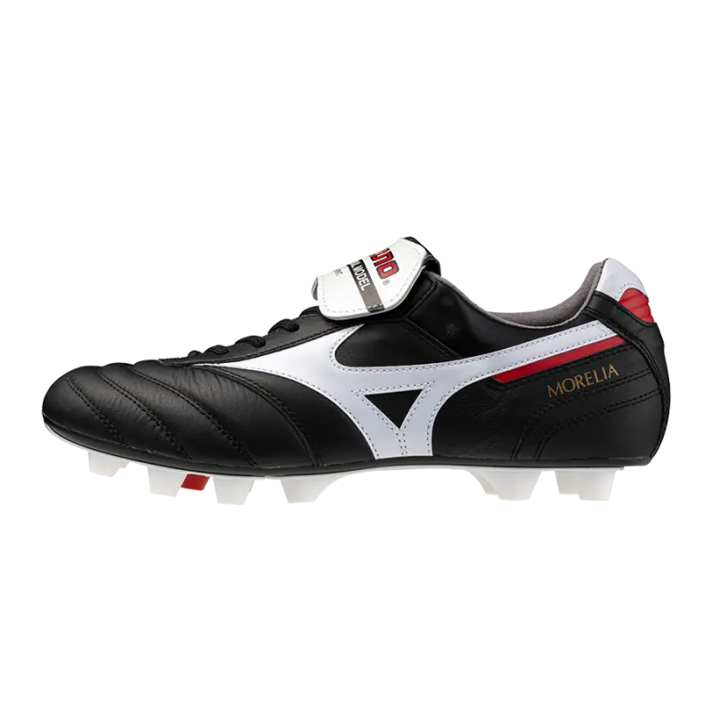 Mizuno MORELIA II JAPAN Black/White/Chinese Red-P1GA250001 Kits Collection - Premium Brentford Kits for Supporters Mizuno MORELIA II JAPAN Black/White/Chinese Red-P1GA250001 Kits Collection - Premium Brentford Kits for Supporters