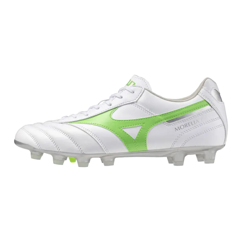 Mizuno MORELIA II PRO White/Neon Green/Galaxy Silver-P1GA251337 Kits Collection - Premium Brentford Kits for Supporters Mizuno MORELIA II PRO White/Neon Green/Galaxy Silver-P1GA251337 Kits Collection - Premium Brentford Kits for Supporters