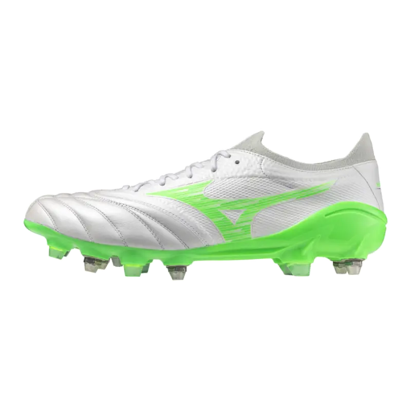 Mizuno MORELIA NEO IV BETA ELITE MIX White/Neon Green/Cool Gray 3C-P1GC254237 Kits Collection - Premium Brentford Kits for Supporters