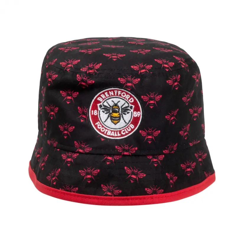 Multi Bee Reversible Crest Bucket Hat Kits Collection - Premium Brentford Kits for Supporters