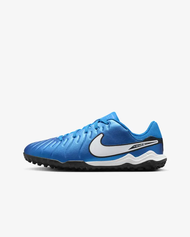 Nike Jr. Tiempo Legend 10 Academy Soar/White Little/Big Kids Turf Low-Top Soccer Shoes-DV4351-400 Kits Collection - Premium Brentford Kits for Supporters