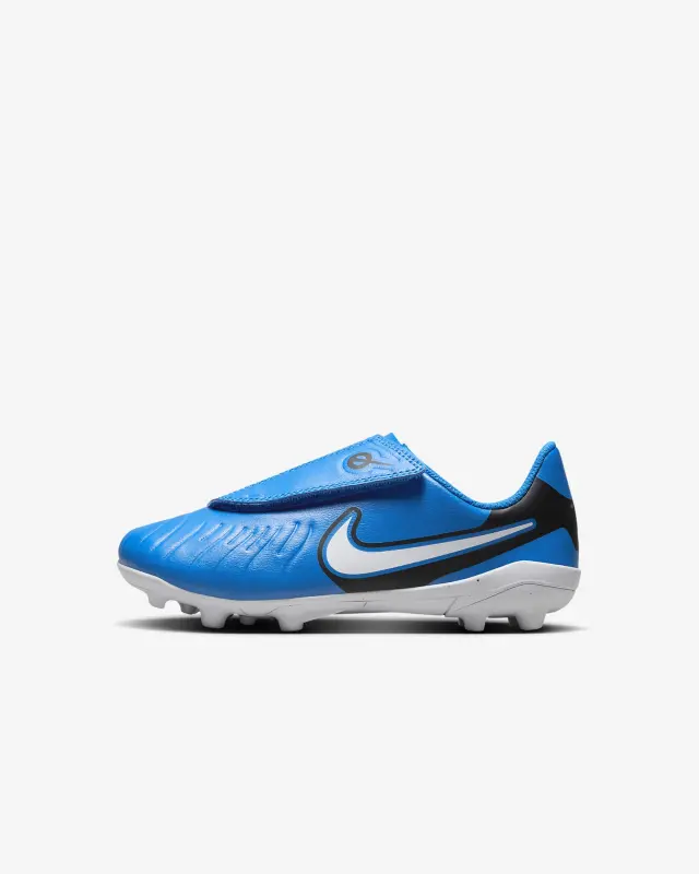 Nike Jr. Tiempo Legend 10 Club Soar/White Little Kids Multi-Ground Low Top Soccer Cleats-DV4356-400 Kits Collection - Premium Brentford Kits for Supporters