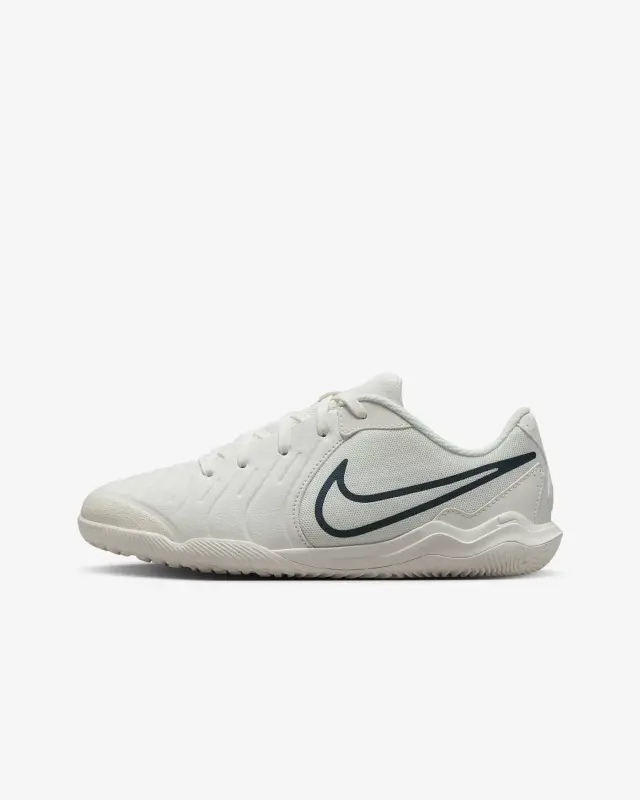 Nike Jr. Tiempo Pearl Legend 10 Academy Sail/Dark Atomic Teal Little/Big Kids IC Soccer Shoes-FN6591-100 Kits Collection - Premium Brentford Kits for Supporters