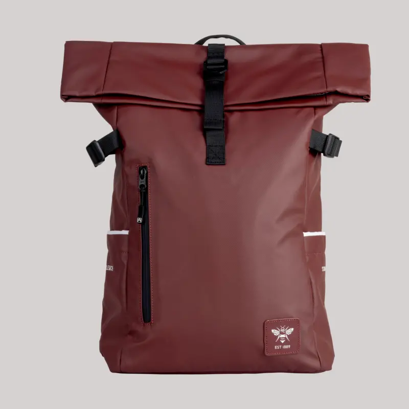 Oxford & Cambridge lined Earth Red Roll Top Bag Kits Collection - Premium Brentford Kits for Supporters