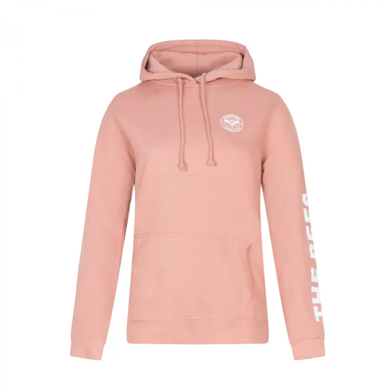 The Bees Text Womens Hoodie-2300449 Kits Collection - Premium Brentford Kits for Supporters